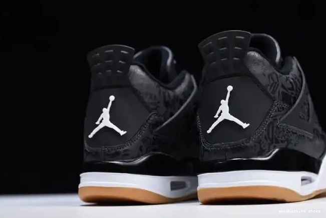 Cheap Black Jordan Air Retro 4 CI1184-001 Laser 0419